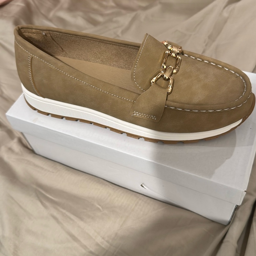 New loafers in box
